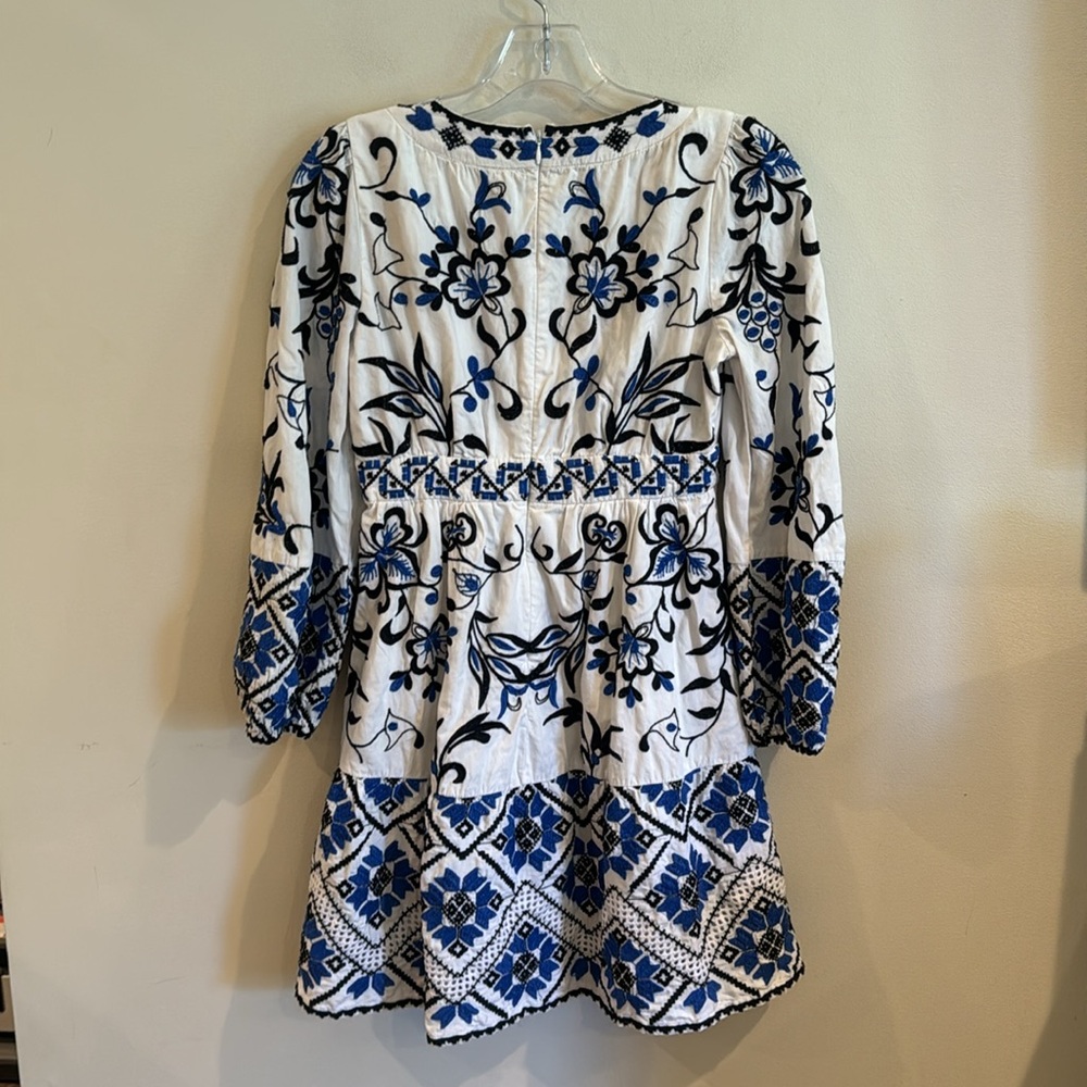 Anthropologie Hand Emilio Periwinkle Sweetheart Dress size 0P - Picture 10 of 10